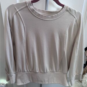 Lululemon Athletica Cream Sweatshirt - Bone color